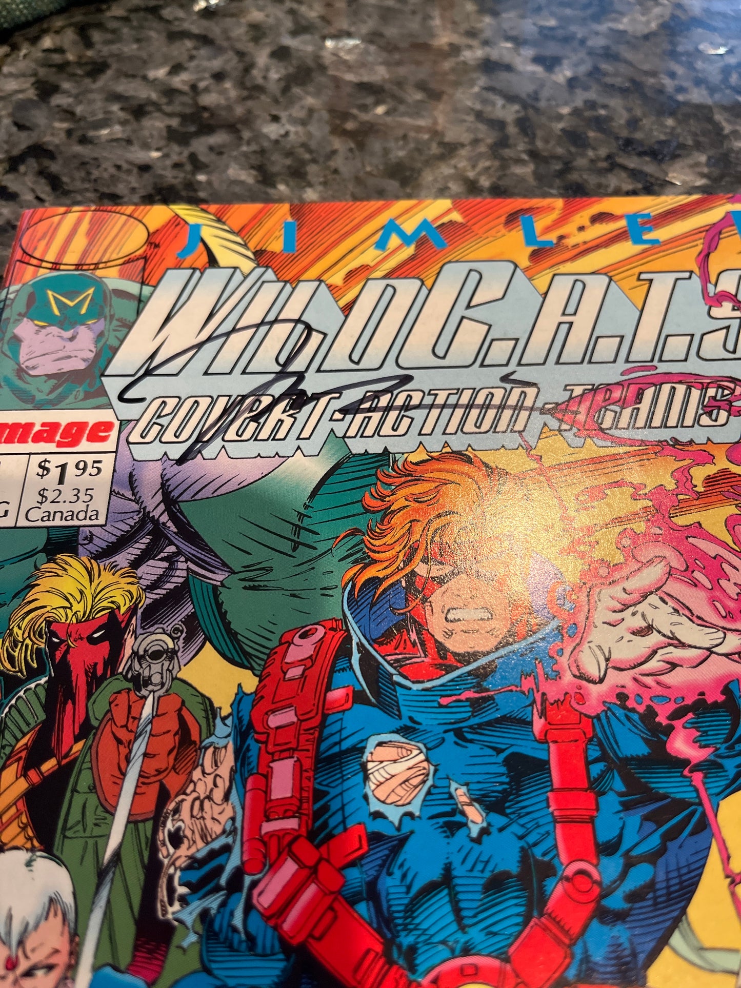 WILD C.A.T.S. #1 SIGNED BY JIM LEE NICE SHAPE NO COA