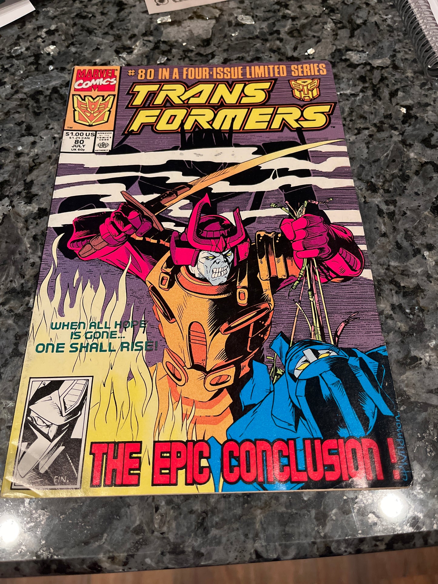 TRANSFORMERS #80 RARE FINAL ISSUE LOW PRINT RUN!!