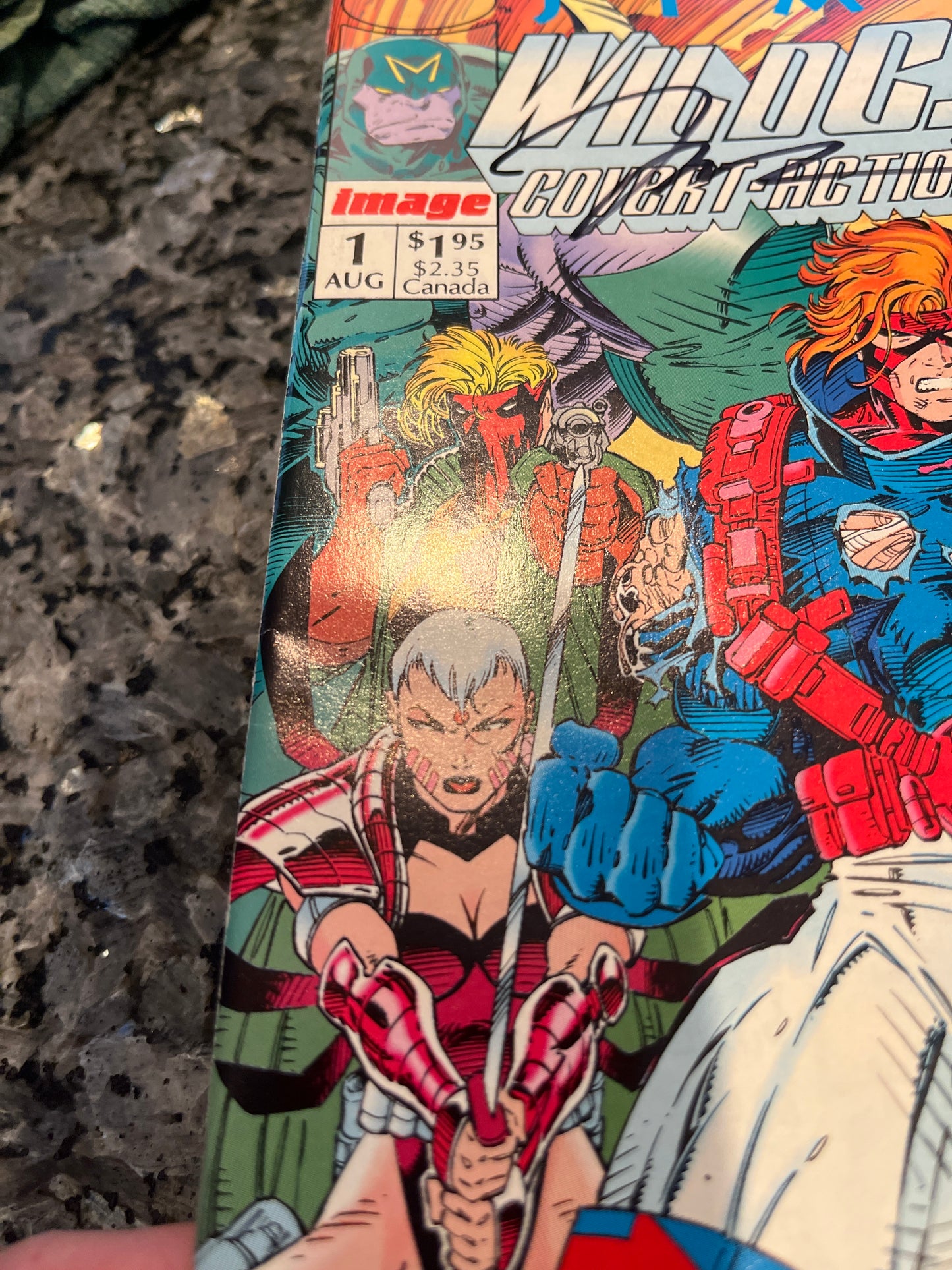 WILD C.A.T.S. #1 SIGNED BY JIM LEE NICE SHAPE NO COA