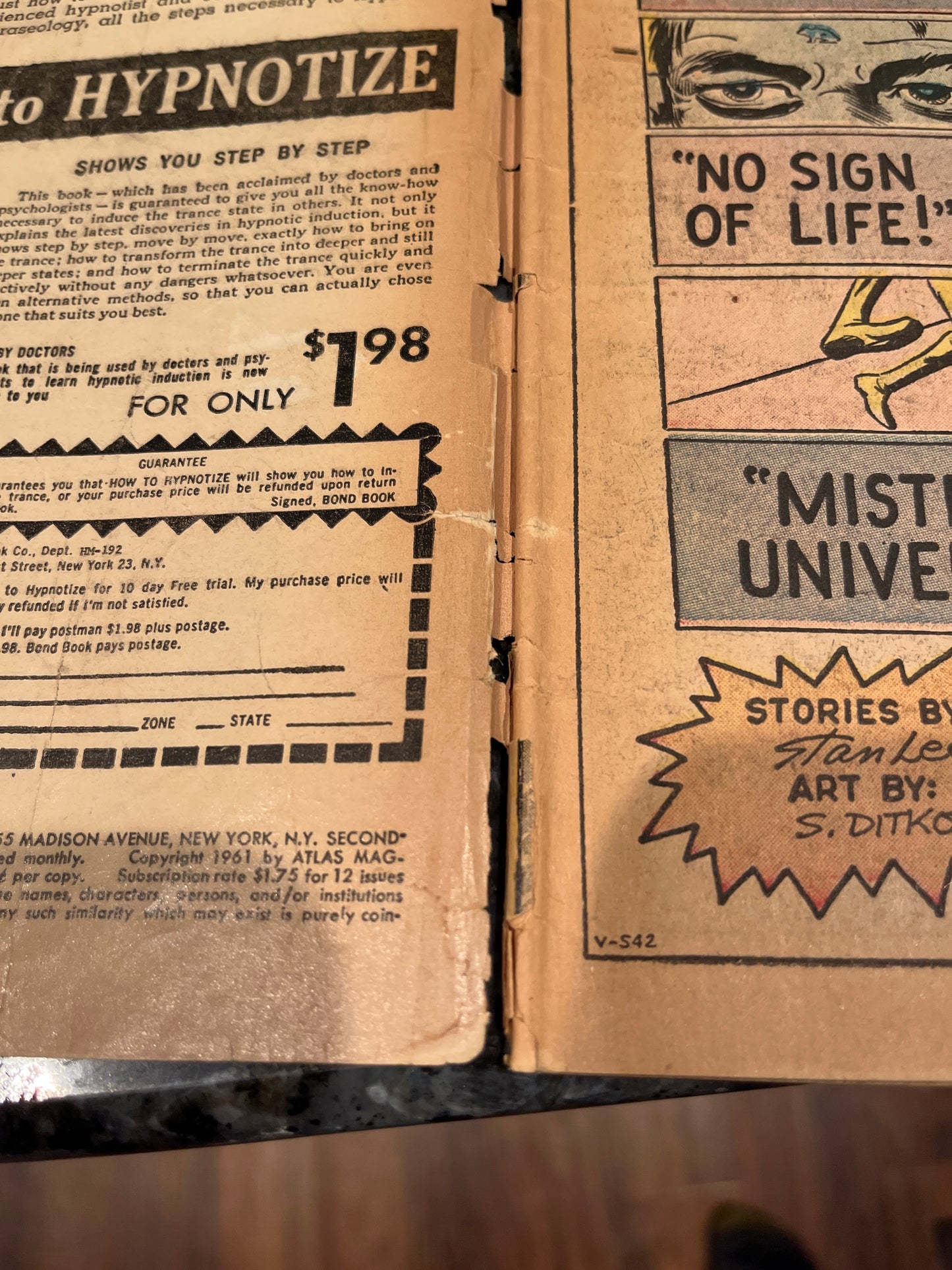AMAZING ADULT FANTASY #10 LOW GRADE MISSING CENTERFOLD HARD TO FIND
