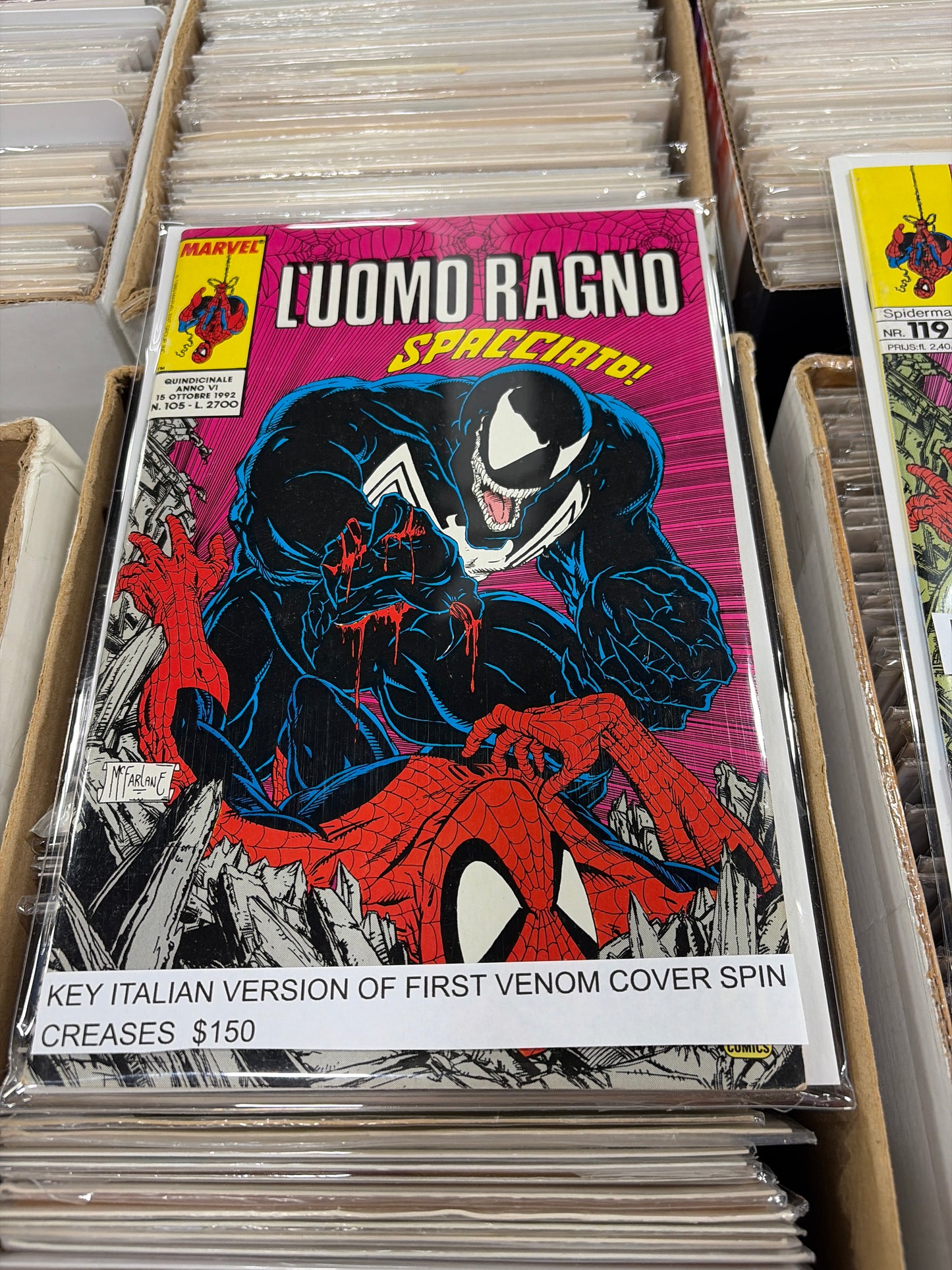 AMAZING SPIDER-MAN #316 FIRST VENOM COVER ITALIAN EDITION