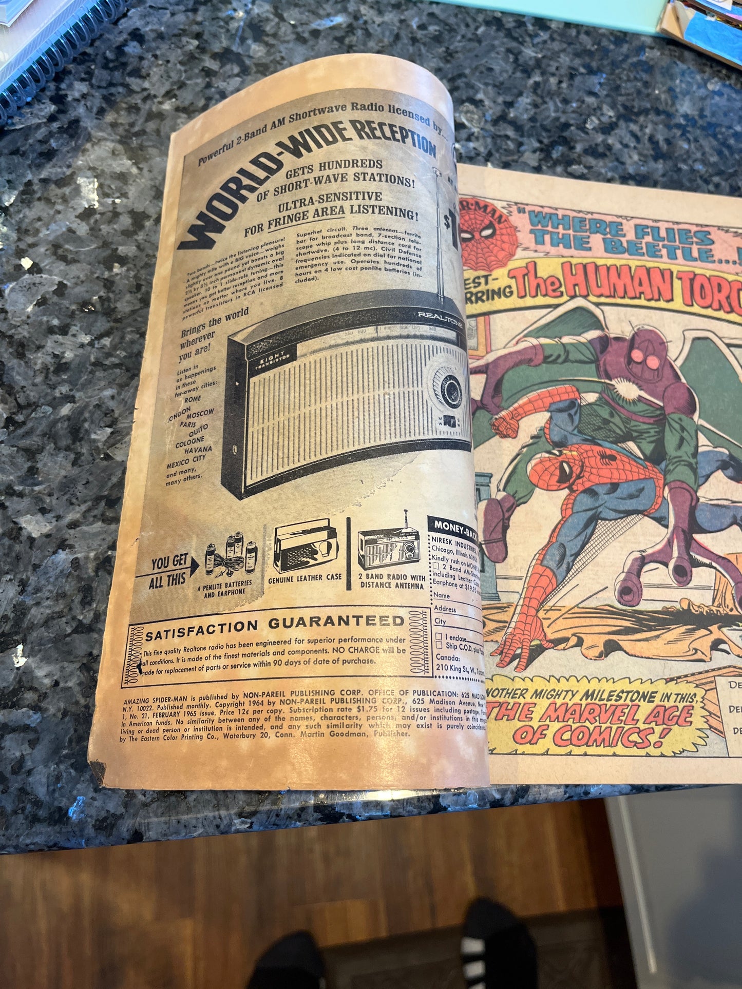 AMAZING SPIDER-MAN #21 ORIGINAL SERIES 2ND BEETLE APP LOW GRADE