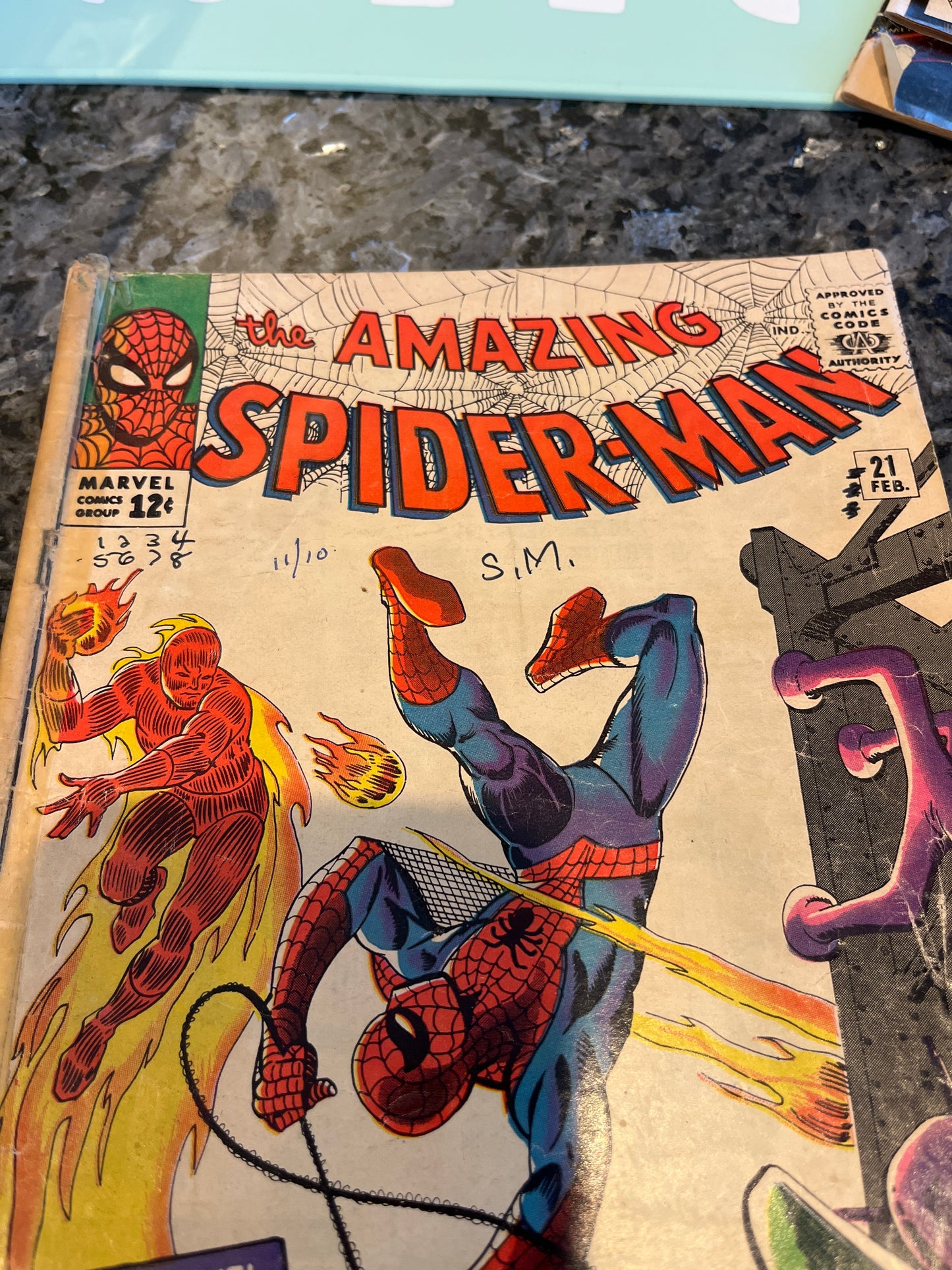 AMAZING SPIDER-MAN #21 ORIGINAL SERIES 2ND BEETLE APP LOW GRADE