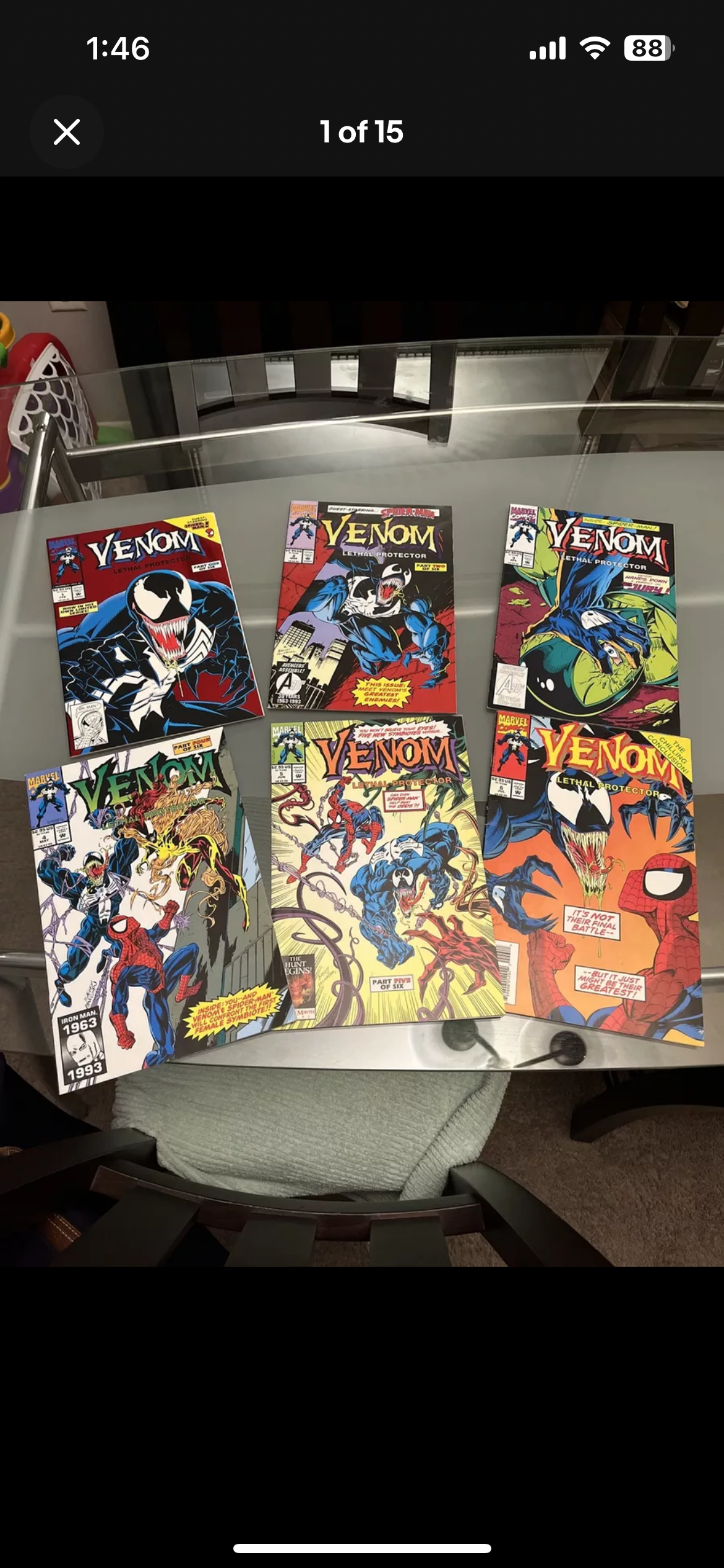 VENOM LETHAL PROTECTOR COMPLETE SET 1-6
