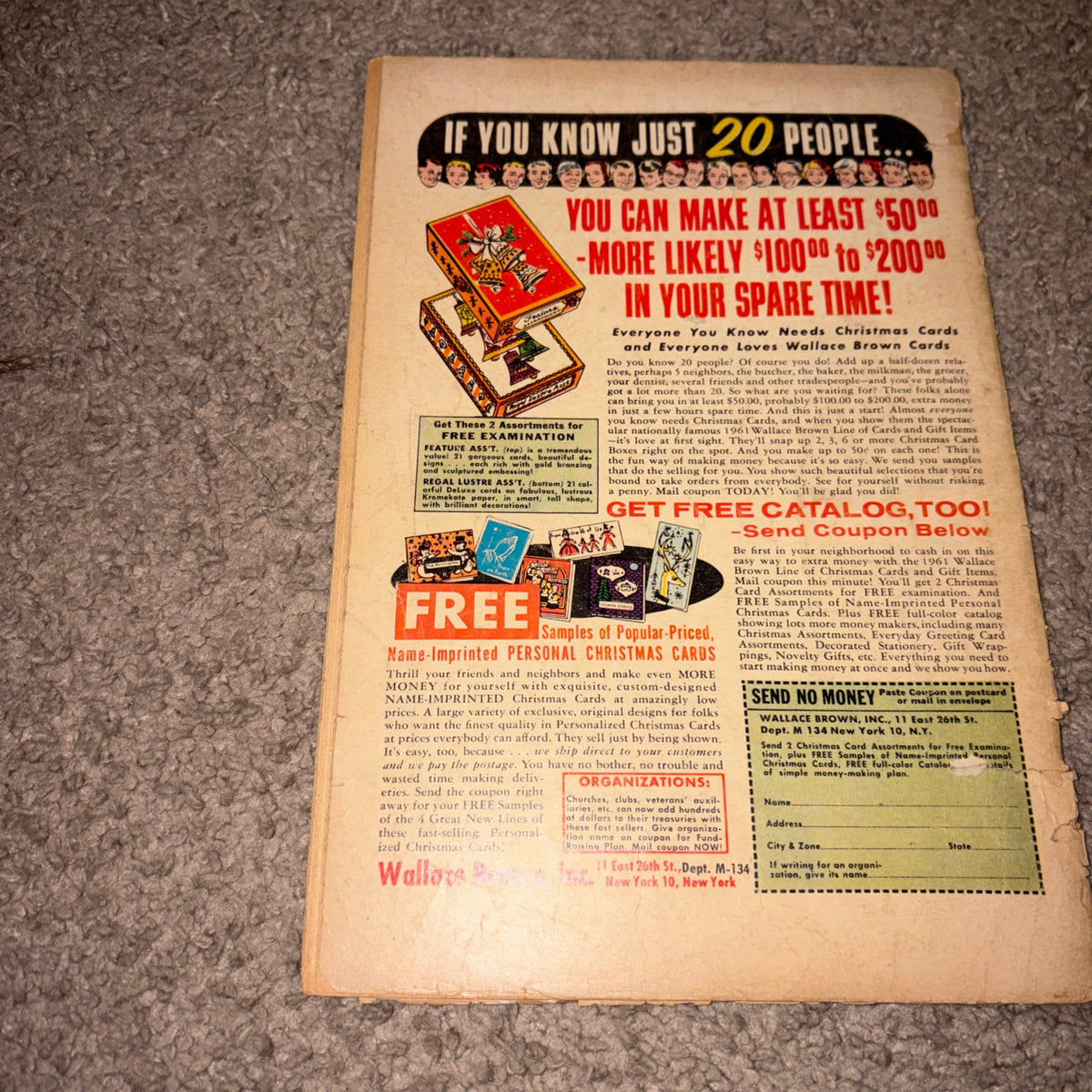 AMAZING ADVENTURE #4 RARE PRE-MARVEL COMIC 1961
