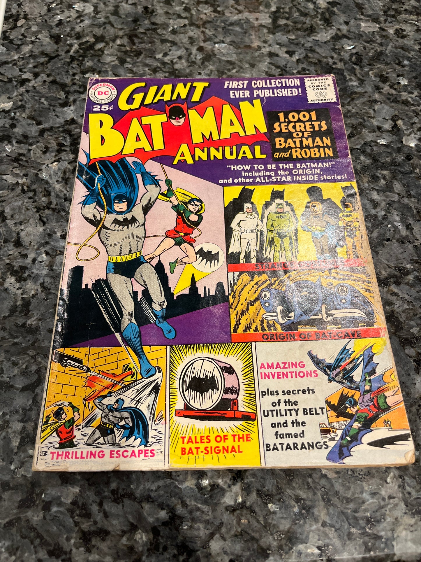 KEY BATMAN ANNUAL #1 1961 MID GRADE NICE LOOKING