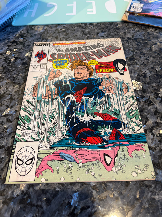 AMAZING SPIDER-MAN #315 2ND VENOM APPEARANCE AND 1ST COVER APPEARANCE KEY!!!