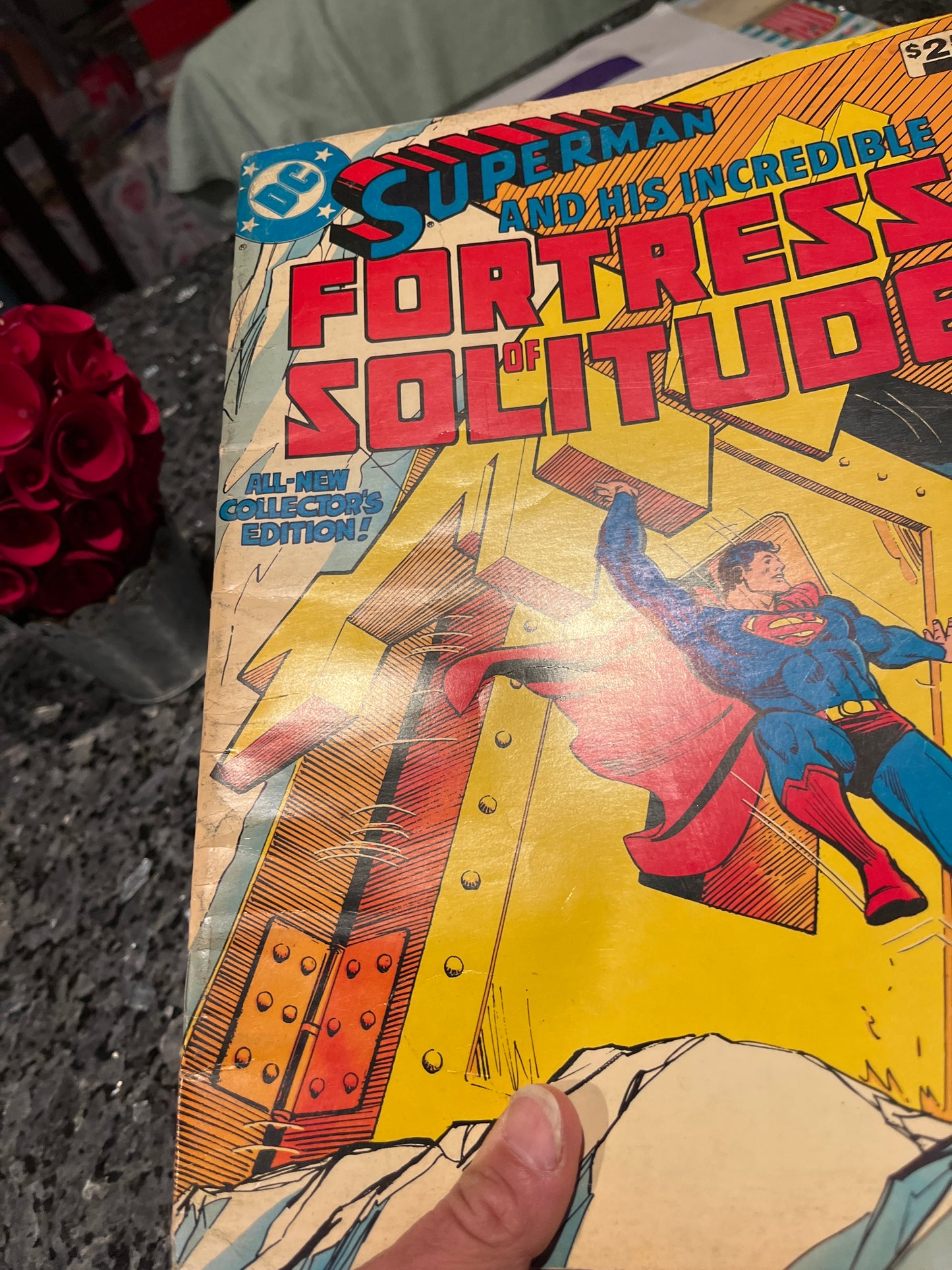SUPERMAN AND HIS INCREDIBLE FORTRESS OF SOLITUDE TREASURY SIZED COMIC
