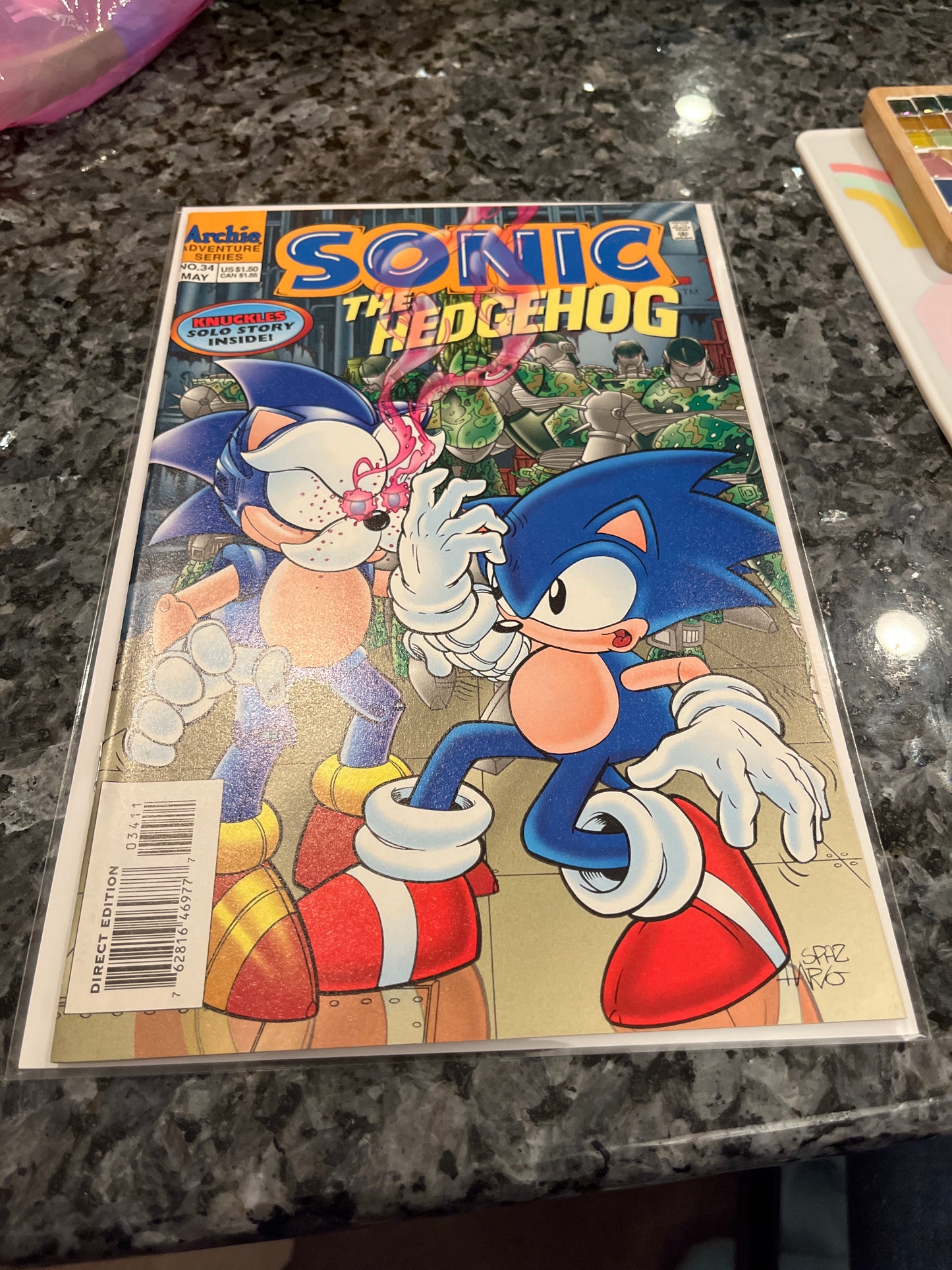 ORIGINAL SONIC THE HEDGEHOG #34 high grade🔥🔥