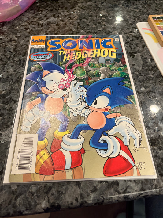 ORIGINAL SONIC THE HEDGEHOG #34 high grade🔥🔥