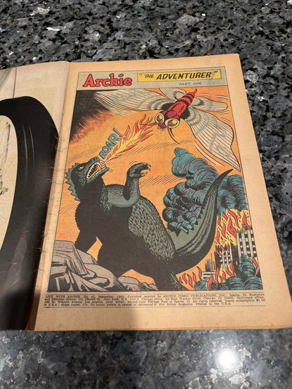LIFE WITH ARCHIE #41 RARE 1ST APPEARANCE OF GODZILLA IN COMICS KEY!!!!!