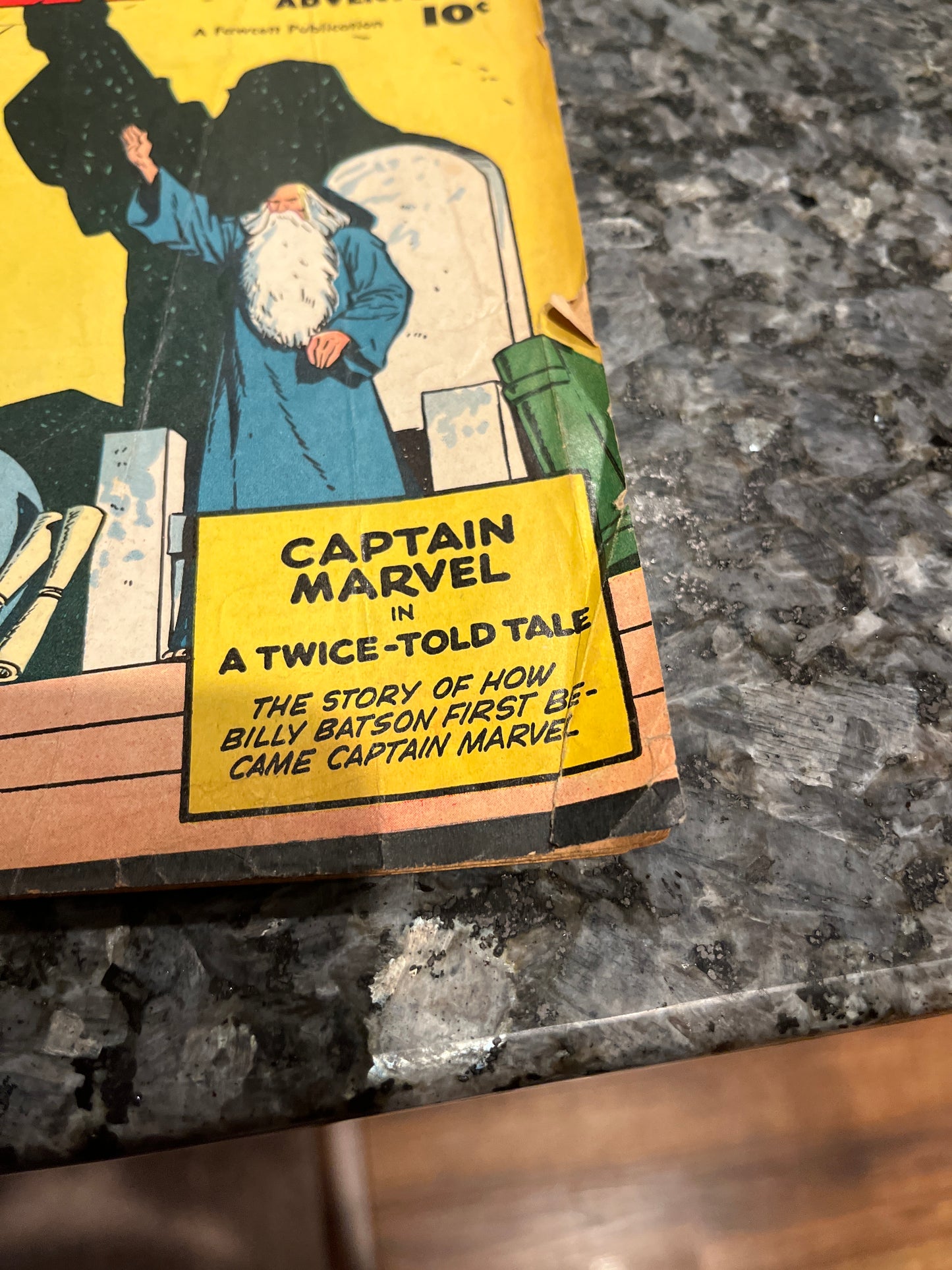 CAPTAIN MARVEL ADVENTURES #80 ORIGIN RETOLD MISSING 3 CENTER WRAPS MAIN STORY COMPLETE