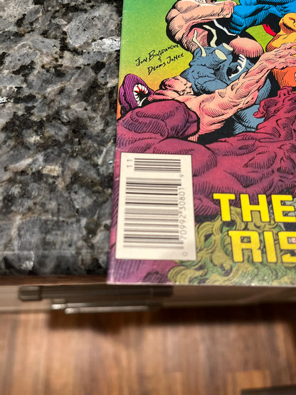 SUPERMAN:THE MAN OF STEEL #17 FIRST DOOMSDAY RARE NEWSSTAND VARIANT