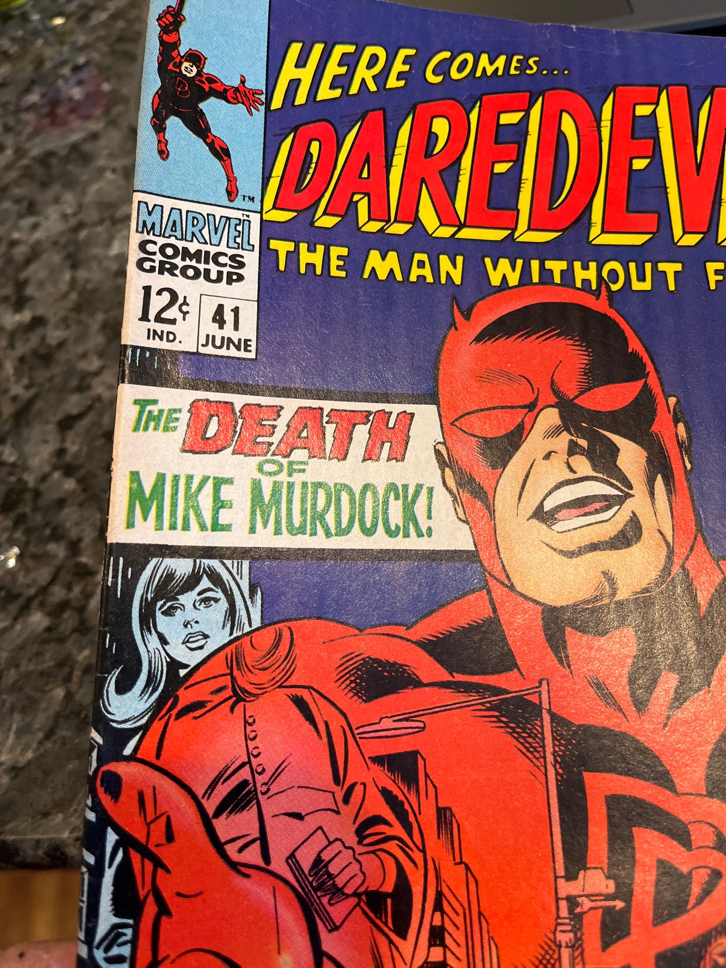 DAREDEVIL #41 KEY COVER NICE SILVER AGE COMIC
