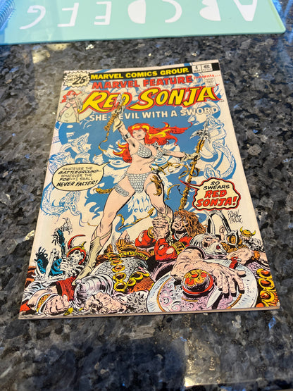 MARVEL FEATURE #4 PRESENTS RED SONJA NICE SHAPE