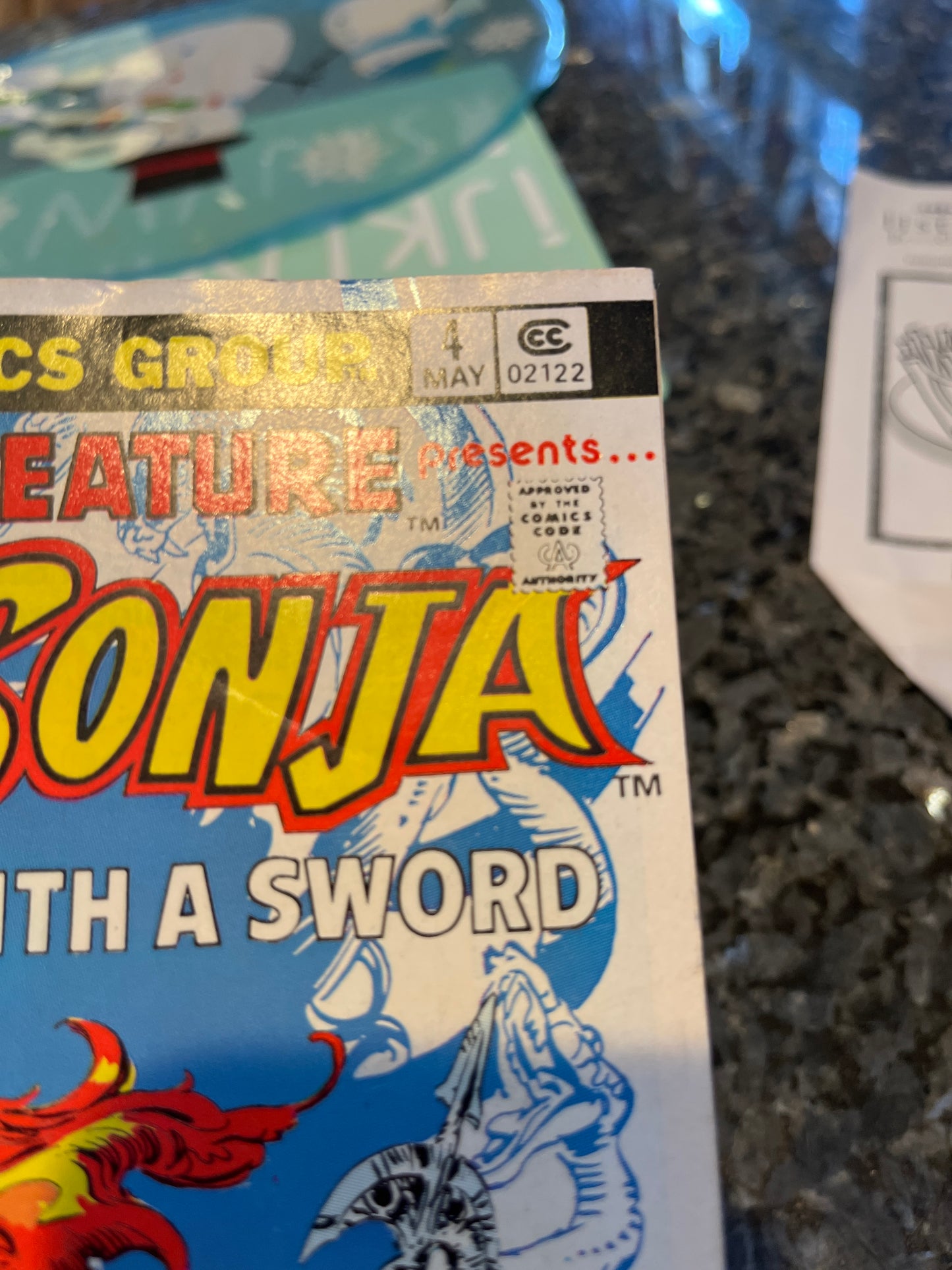 MARVEL FEATURE #4 PRESENTS RED SONJA NICE SHAPE