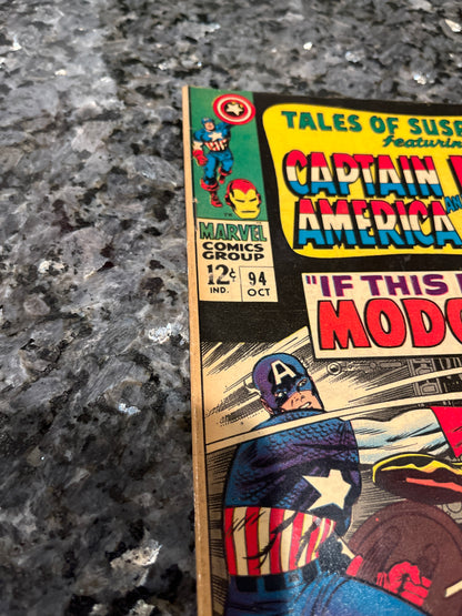 TALES OF SUSPENSE #94 1ST M.O.D.O.K. KEY ISSUE