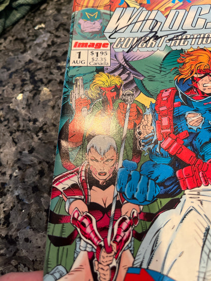 WILD C.A.T.S. #1 SIGNED BY JIM LEE NICE SHAPE NO COA
