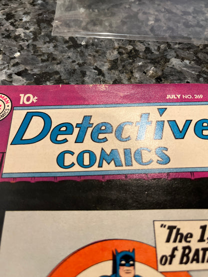 RARE DETECTIVE COMICS #269 FINE CONDITION GREAT GLOSS!!