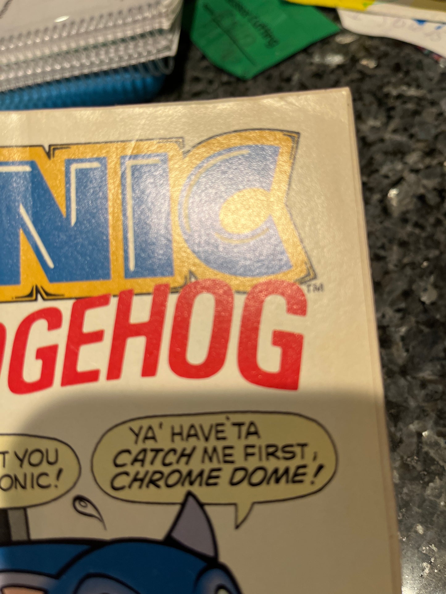 RARE SONIC THE HEDGEHOG#0 STERT OF THE SERIES CREASES