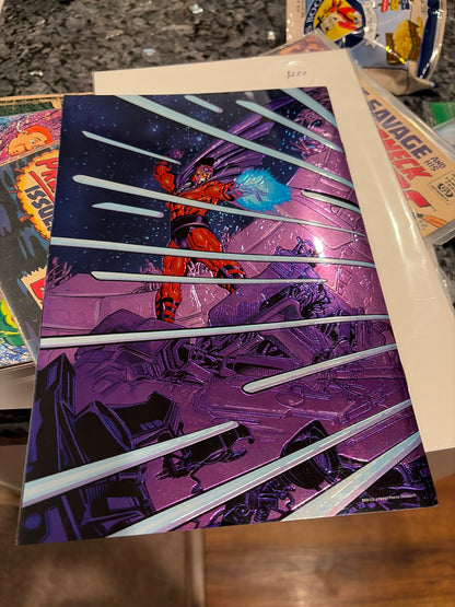 RARE X-MEN #4 MARVEL COLLECTIBLES CHROME 35th ANNIVERSARY VARIANT CORNER BEND 🔥