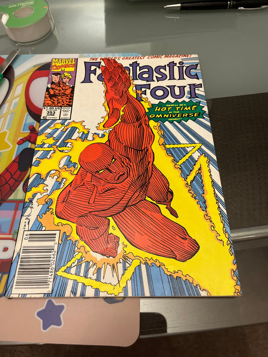 Fantastic Four 353 Newstand Variant 1st Mr Mobius Loki MCU Key Book WRINKLES