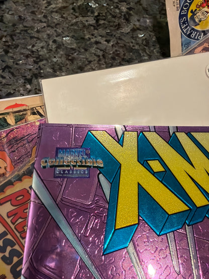 RARE X-MEN #4 MARVEL COLLECTIBLES CHROME 35th ANNIVERSARY VARIANT CORNER BEND 🔥