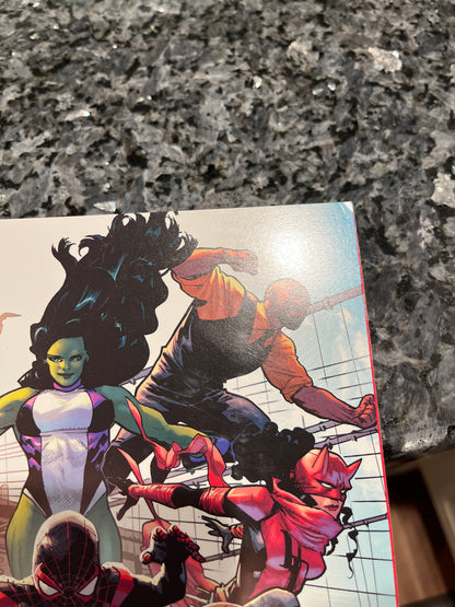 EXCLUSIVE 2023 NEW YORK COMIC CON Spider-Man GANG WAR PROGRAM SMUDGES