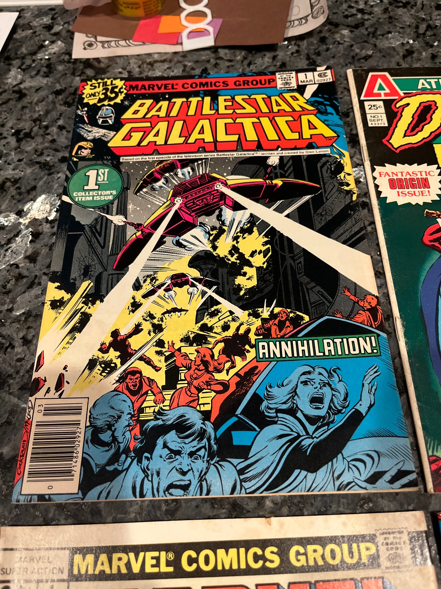 AWESOME SET OF 6 BRONZE AGE #1 ISSUES NICE SHAPE