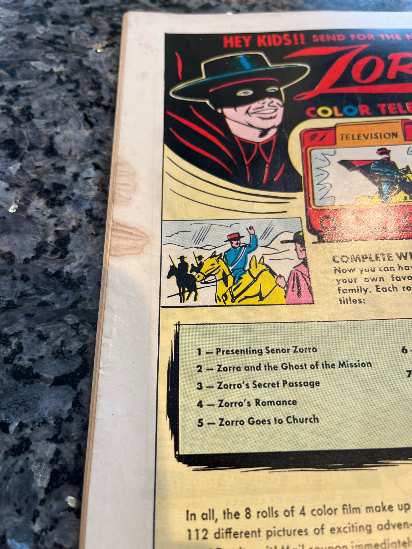 RARE SHOWCASE #16 BEAUTIFUL COLOR DETACHED LOWER STAPLE