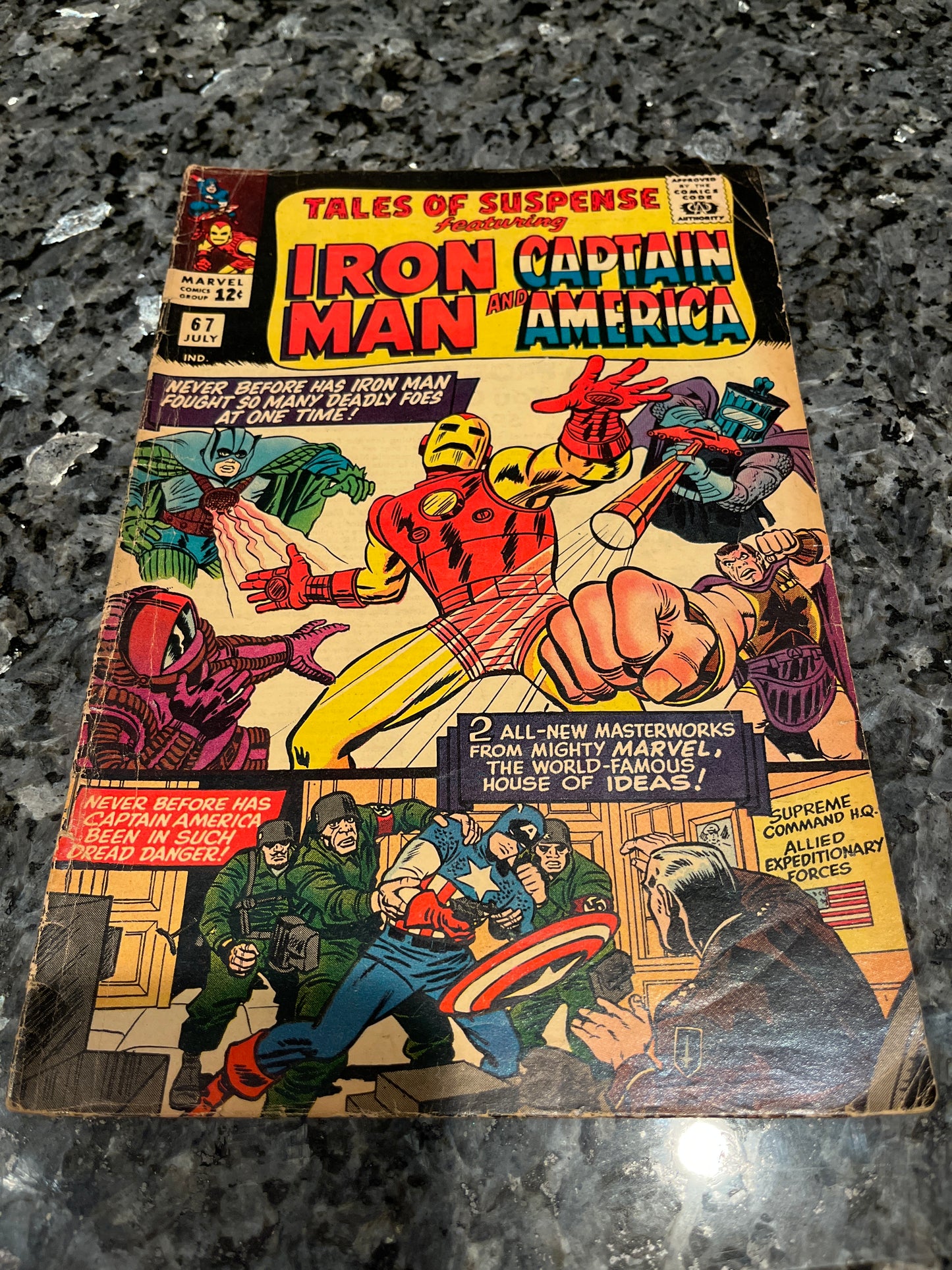 TALES OF SUSPENSE #67 KEY ICONIC COVER