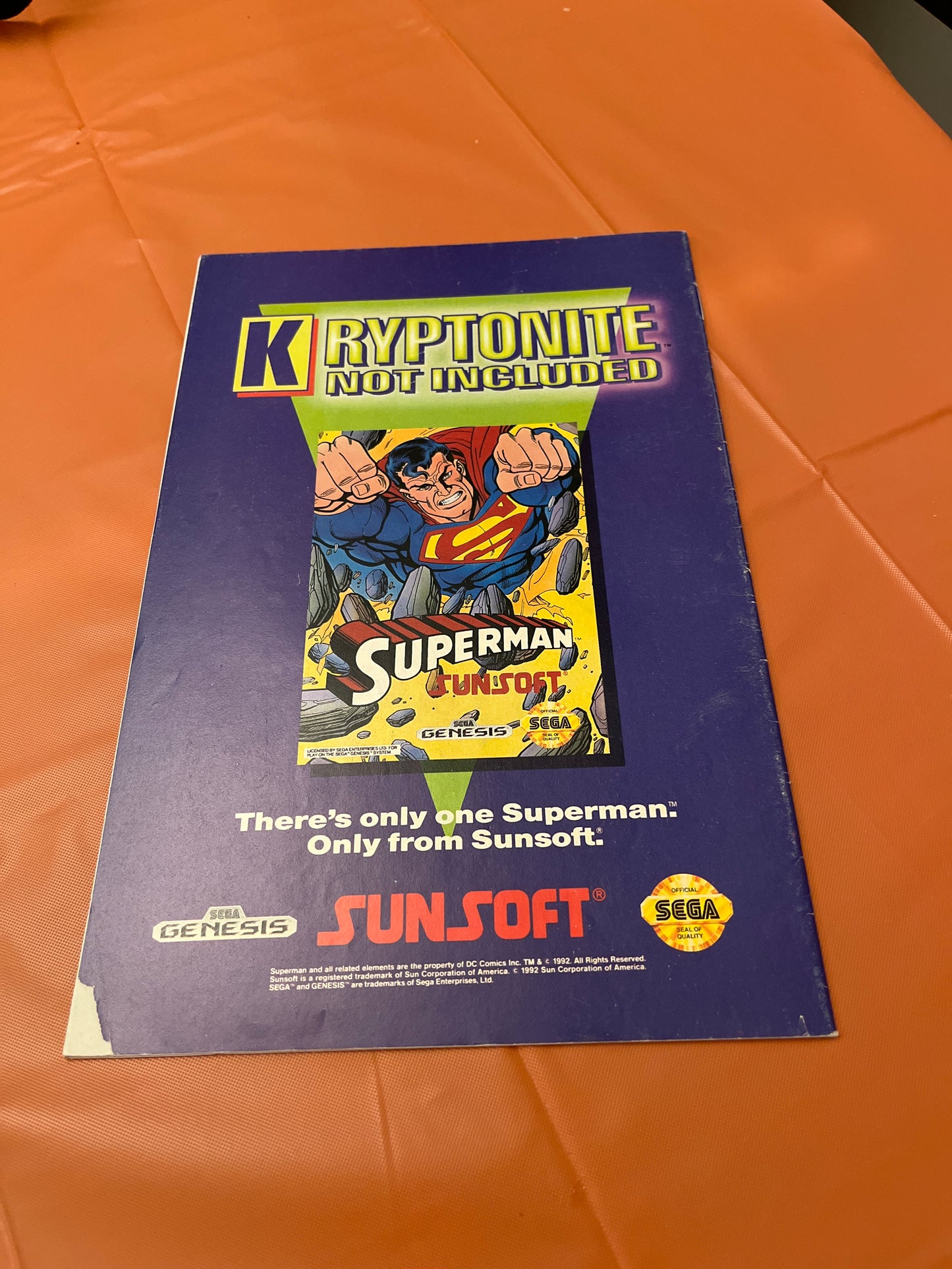 SONIC THE HEDGEHOG #1 ORIGINALSERIES CORNER TEAR SEE THE PICS