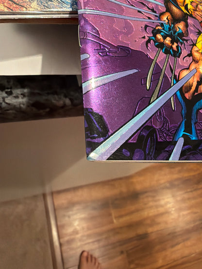 RARE X-MEN #4 MARVEL COLLECTIBLES CHROME 35th ANNIVERSARY VARIANT CORNER BEND 🔥