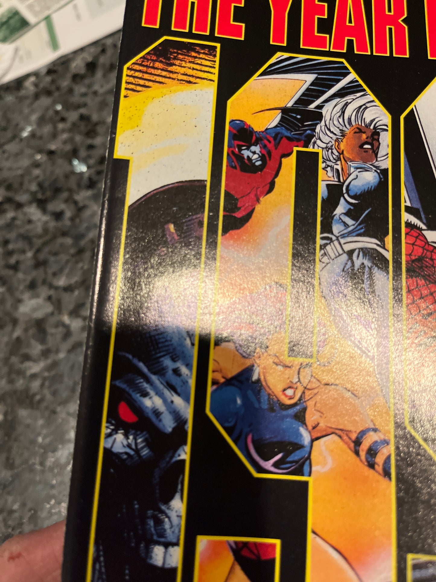 MARVEL:THE YEAR IN REVIEW 1994 RARE SPIDER-MAN 2099 2 page spread