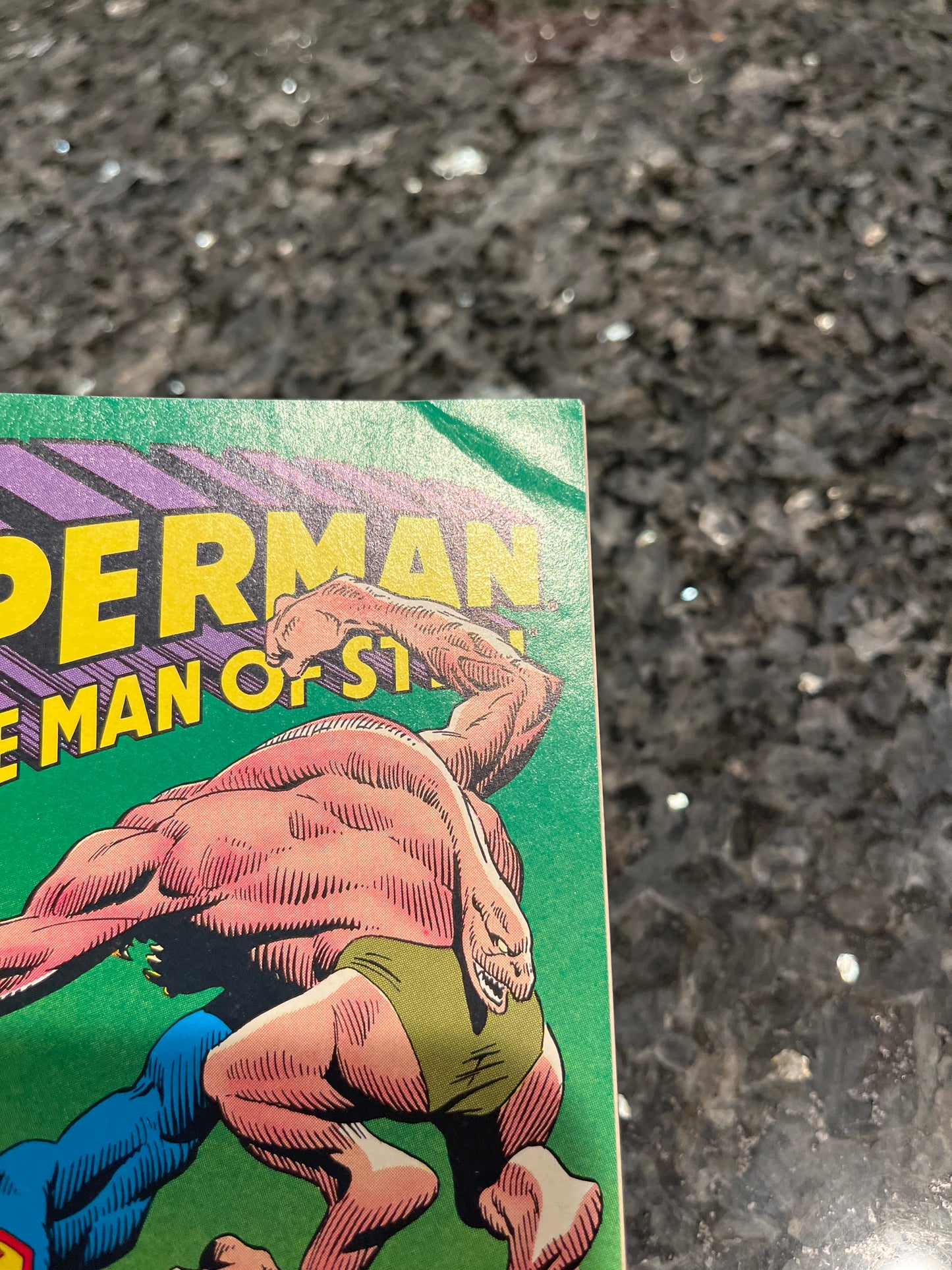 SUPERMAN:THE MAN OF STEEL #17 FIRST DOOMSDAY RARE NEWSSTAND VARIANT