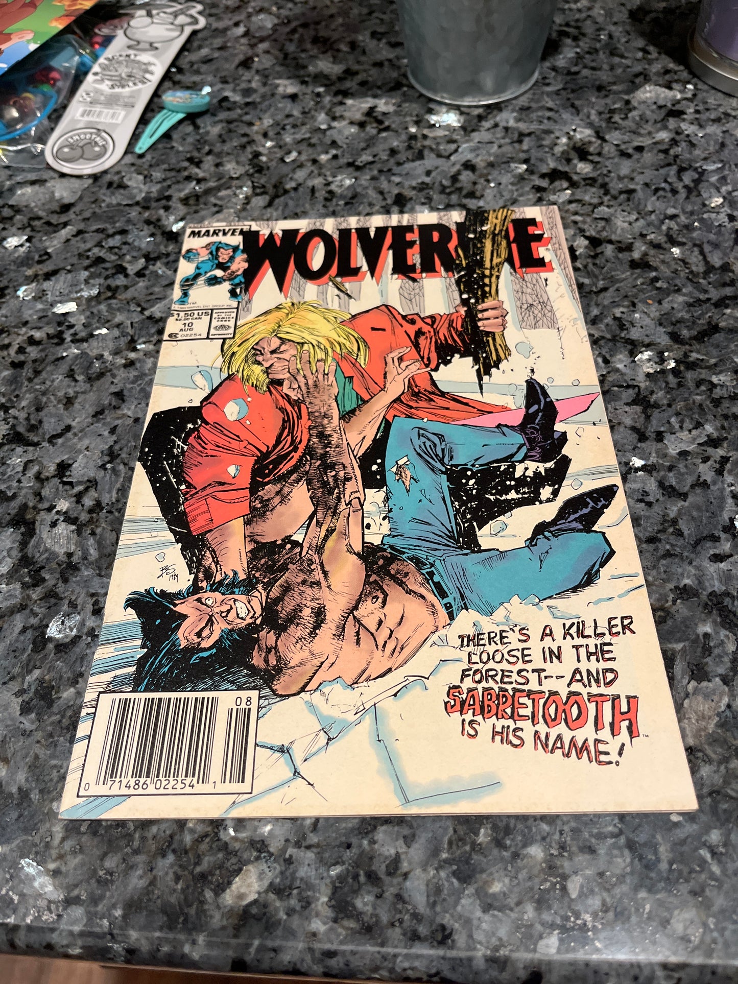 KEY WOLVERINE #10 NEWSSTAND VARIANT NICE SHAPE