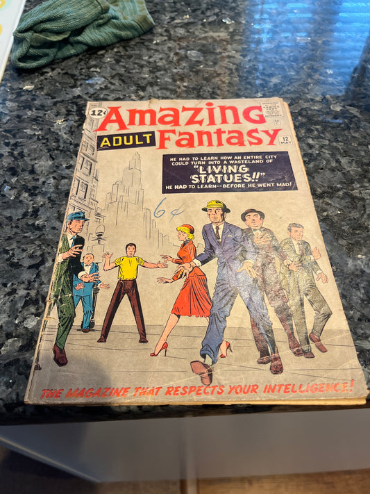 AMAZING ADULT ADVENTURES #12 RARE PRE SPIDER-MAN SERIES G-G+