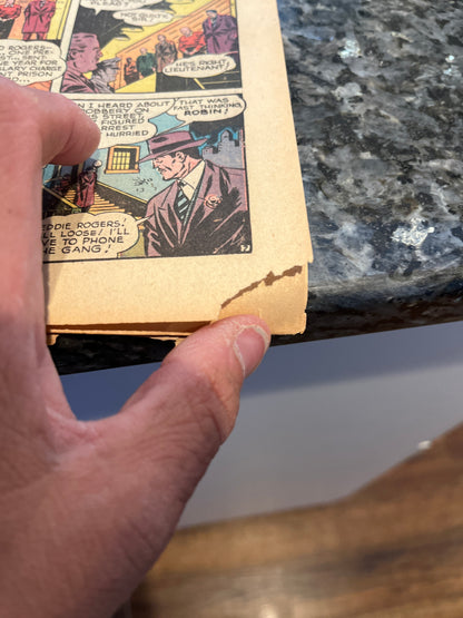 GOLDEN AGE BARMAN #45 DETACHED COVERS BRITTLE BUT COMPLETE NICE PAGES