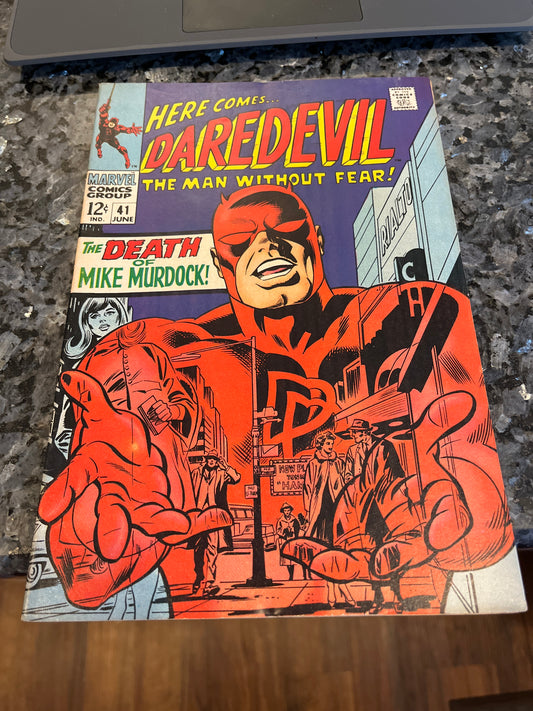 DAREDEVIL #41 KEY COVER NICE SILVER AGE COMIC
