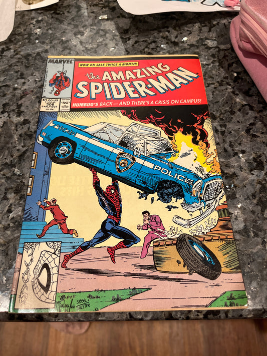 Amazing spider-MAN #306 TEARS ON THE BACK