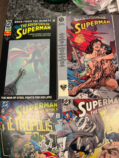 AWESOME DEATH OF SUPERMAN/DOOMSDAY LOT