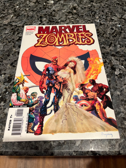 COMPLETE SET MARVEL ZOMBIES 1-5 plus DEAD DAYS ONE SHOT #2&3 wrinkled