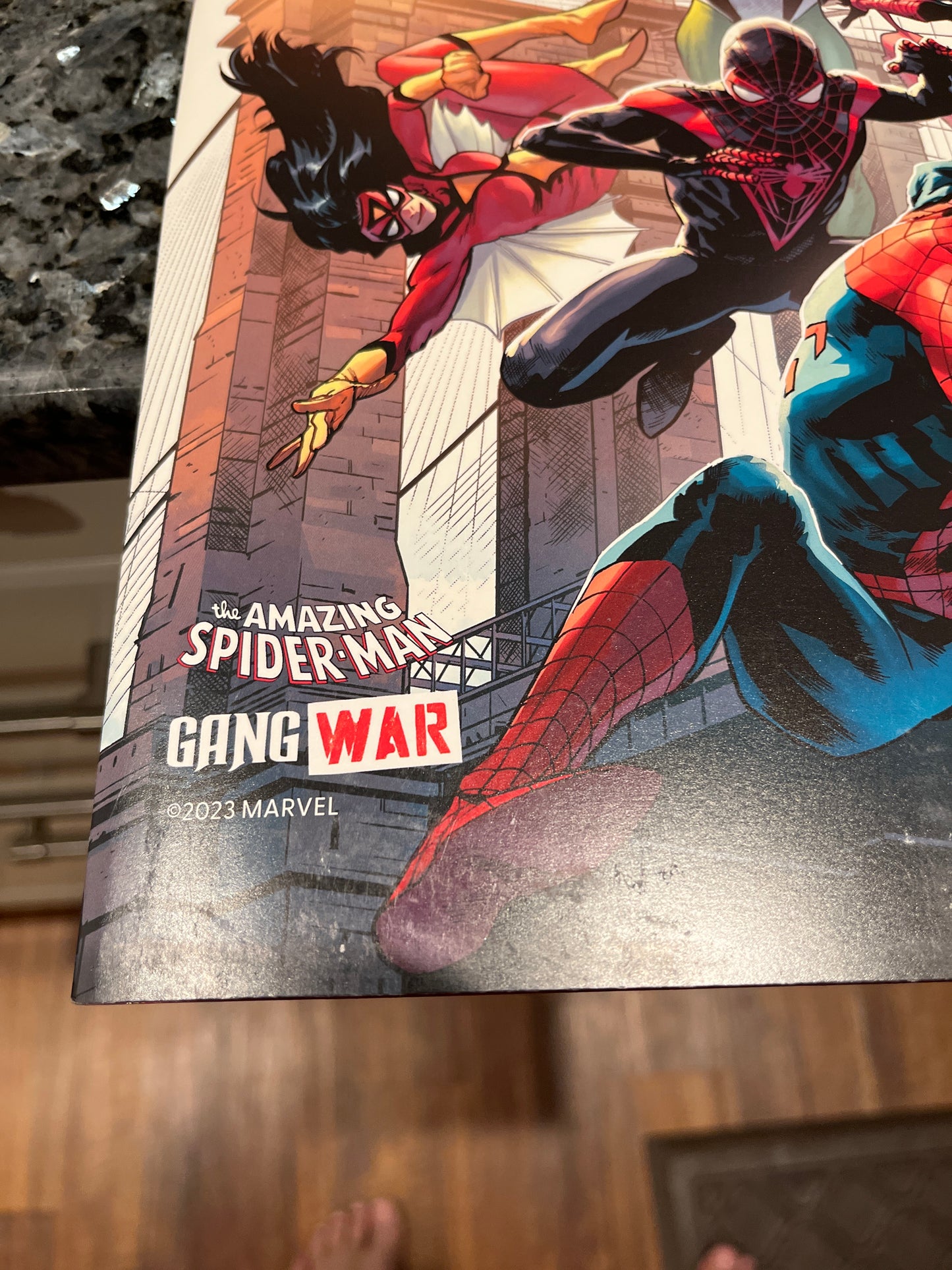 EXCLUSIVE 2023 NEW YORK COMIC CON Spider-Man GANG WAR PROGRAM SMUDGES
