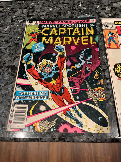 AWESOME SET OF 6 BRONZE AGE #1 ISSUES NICE SHAPE