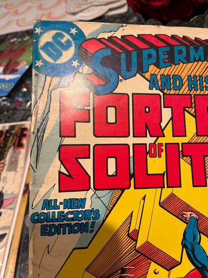 SUPERMAN AND HIS INCREDIBLE FORTRESS OF SOLITUDE TREASURY SIZED COMIC