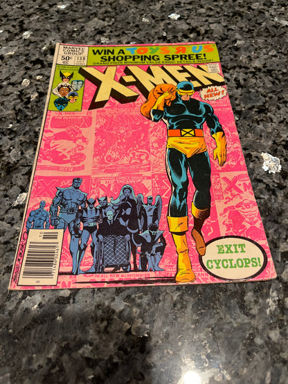 ORIGINAL X-men #138 KEY ISSUE MID GRADE