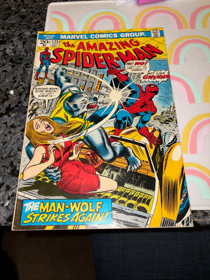 AMAZING SPIDER-MAN #125 1ST FULL MAN-WOLF KEY🔥
