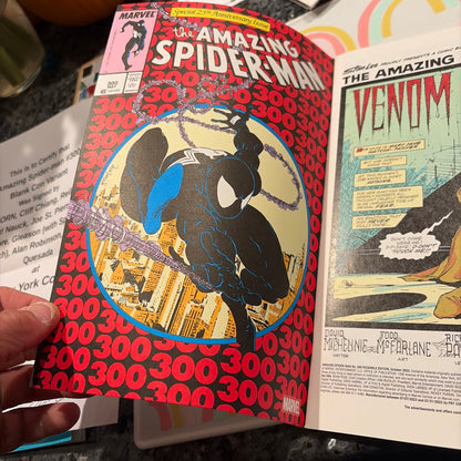 Amazing SPIDER-MAN 300 variant SIGNED BY 9 with sketch COVER