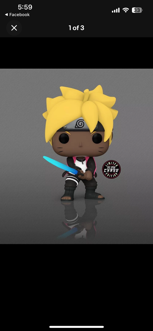 BORUTO WITH CHAKRA BLADE AAA ANIME exclusive chase new