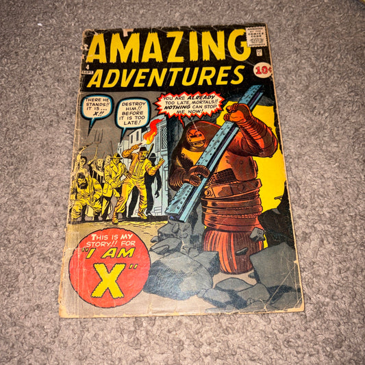 AMAZING ADVENTURE #4 RARE PRE-MARVEL COMIC 1961
